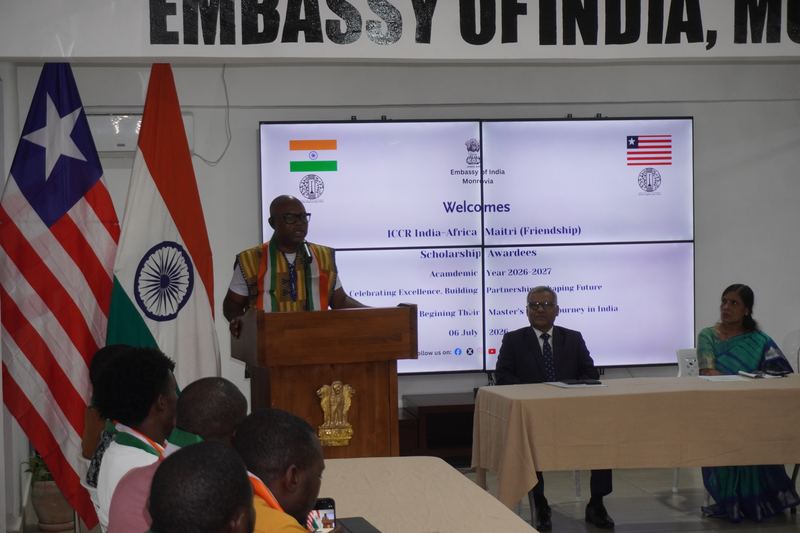 Honouring of 20 Liberian Students Awarded ICCR India–Africa Maitri Scholarships for AY 2026-2027 – 06 July 2026